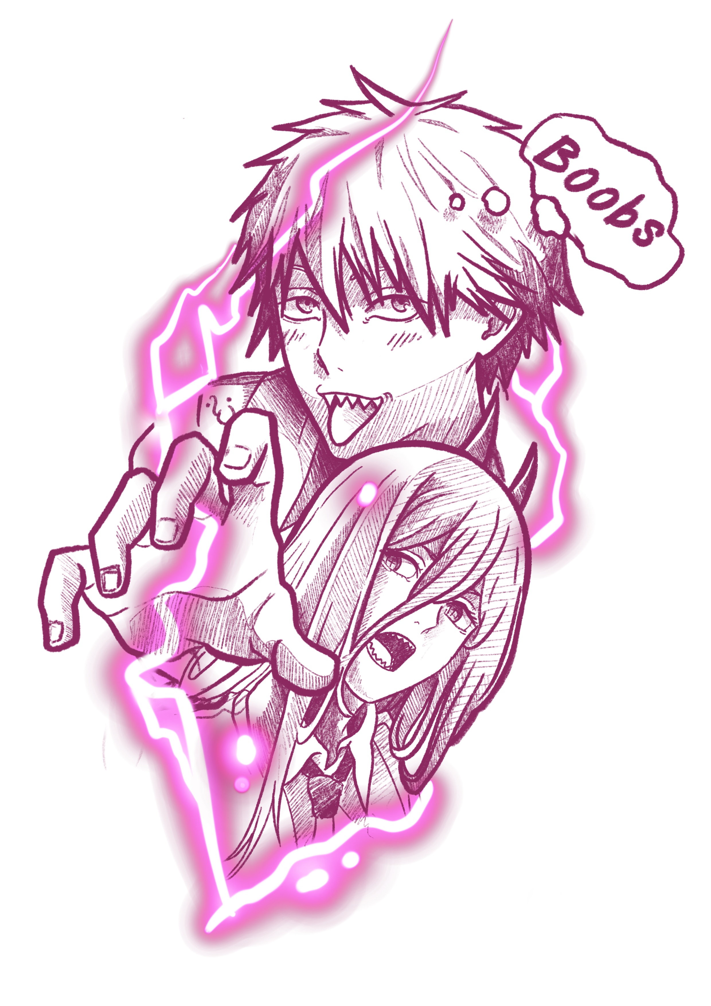 Chainsaw (preto/cores)